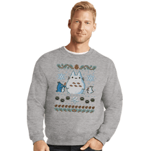 Load image into Gallery viewer, Daily_Deal_Shirts Crewneck Sweater, Unisex / Small / Sports Grey Snowtoro