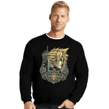 Load image into Gallery viewer, Shirts Crewneck Sweater, Unisex / Small / Black Emblem Of The Mercenary