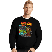 Load image into Gallery viewer, Secret_Shirts Crewneck Sweater, Unisex / Small / Black Back To The Mystery