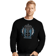 Load image into Gallery viewer, Secret_Shirts Crewneck Sweater, Unisex / Small / Black Moonlight Phone Box