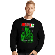 Load image into Gallery viewer, Last_Chance_Shirts Crewneck Sweater, Unisex / Small / Black Redfield Green Herb