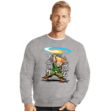 Load image into Gallery viewer, Daily_Deal_Shirts Crewneck Sweater, Unisex / Small / Sports Grey Sonic Disc