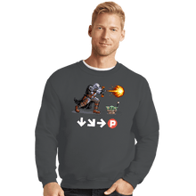 Load image into Gallery viewer, Secret_Shirts Crewneck Sweater, Unisex / Small / Charcoal Mandoken