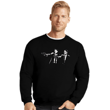 Load image into Gallery viewer, Shirts Crewneck Sweater, Unisex / Small / Black Paper Fiction