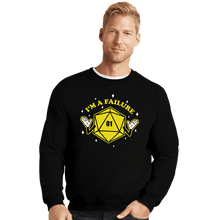 Load image into Gallery viewer, Shirts Crewneck Sweater, Unisex / Small / Black I'm A Failure Yellow