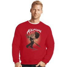 Load image into Gallery viewer, Shirts Crewneck Sweater, Unisex / Small / Red Arthur Curry VS The World