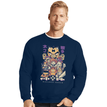 Load image into Gallery viewer, Shirts Crewneck Sweater, Unisex / Small / Navy Childhood Heroes