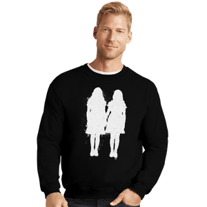 Shirts Crewneck Sweater, Unisex / Small / Black The Shining Twins