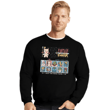 Load image into Gallery viewer, Shirts Crewneck Sweater, Unisex / Small / Black Fantasy Fighter
