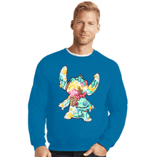 Load image into Gallery viewer, Secret_Shirts Crewneck Sweater, Unisex / Small / Sapphire Magical Stitch