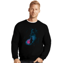 Load image into Gallery viewer, Daily_Deal_Shirts Crewneck Sweater, Unisex / Small / Black Attack On T-Rex