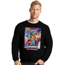 Load image into Gallery viewer, Daily_Deal_Shirts Crewneck Sweater, Unisex / Small / Black Masters Of Love And Thunder