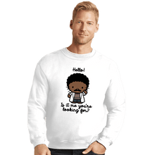 Load image into Gallery viewer, Secret_Shirts Crewneck Sweater, Unisex / Small / White Lionel Kitty