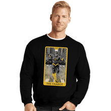 Load image into Gallery viewer, Daily_Deal_Shirts Crewneck Sweater, Unisex / Small / Black JL Tarot - The Chariot
