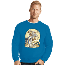 Load image into Gallery viewer, Shirts Crewneck Sweater, Unisex / Small / Sapphire The Planet Of Oz