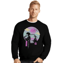Load image into Gallery viewer, Shirts Crewneck Sweater, Unisex / Small / Black Samurai Chillhop