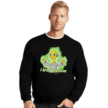Load image into Gallery viewer, Shirts Crewneck Sweater, Unisex / Small / Black I Bring You Love
