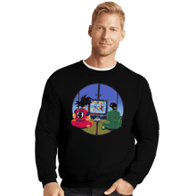 Load image into Gallery viewer, Shirts Crewneck Sweater, Unisex / Small / Black Rivals DBZ x YYH x SF