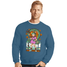 Load image into Gallery viewer, Shirts Crewneck Sweater, Unisex / Small / Indigo Blue Capsule Nouveau