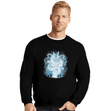 Load image into Gallery viewer, Shirts Crewneck Sweater, Unisex / Small / Black The Legend Of Dragon
