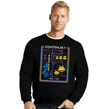 Load image into Gallery viewer, Shirts Crewneck Sweater, Unisex / Small / Black Retro Arcade