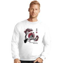 Load image into Gallery viewer, Last_Chance_Shirts Crewneck Sweater, Unisex / Small / White Heeler Sisters In Japan