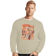 Load image into Gallery viewer, Shirts Crewneck Sweater, Unisex / Small / Sand Retro Phonezilla
