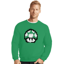 Load image into Gallery viewer, Shirts Crewneck Sweater, Unisex / Small / Irish Green 1-Up Spray