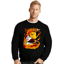 Load image into Gallery viewer, Daily_Deal_Shirts Crewneck Sweater, Unisex / Small / Black Hashira Fire