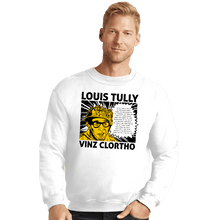 Load image into Gallery viewer, Secret_Shirts Crewneck Sweater, Unisex / Small / White Louis Tully