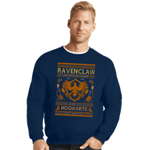 Load image into Gallery viewer, Shirts Crewneck Sweater, Unisex / Small / Navy Ravenclaw Sweater