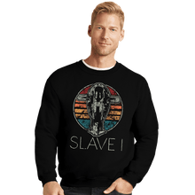 Load image into Gallery viewer, Shirts Crewneck Sweater, Unisex / Small / Black Vintage Hunter Vessel