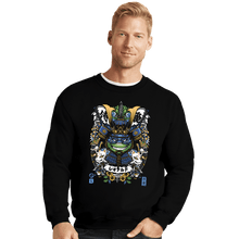 Load image into Gallery viewer, Daily_Deal_Shirts Crewneck Sweater, Unisex / Small / Black Samurai Leo