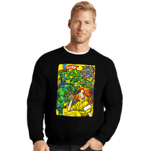 Load image into Gallery viewer, Daily_Deal_Shirts Crewneck Sweater, Unisex / Small / Black Turtles Japan