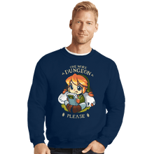 Load image into Gallery viewer, Secret_Shirts Crewneck Sweater, Unisex / Small / Navy Just One More