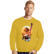 Load image into Gallery viewer, Secret_Shirts Crewneck Sweater, Unisex / Small / Gold Merry Seas