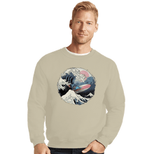 Load image into Gallery viewer, Secret_Shirts Crewneck Sweater, Unisex / Small / Sand The Great Alien
