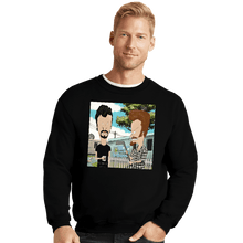 Load image into Gallery viewer, Daily_Deal_Shirts Crewneck Sweater, Unisex / Small / Black Trailer Boys