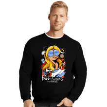Load image into Gallery viewer, Secret_Shirts Crewneck Sweater, Unisex / Small / Black Loathing In Wonderland
