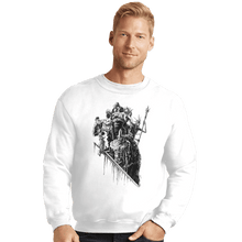 Load image into Gallery viewer, Shirts Crewneck Sweater, Unisex / Small / White Lords Of Cinder Lords Of Ash