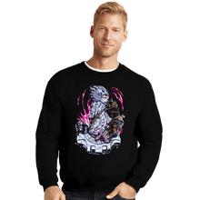 Load image into Gallery viewer, Daily_Deal_Shirts Crewneck Sweater, Unisex / Small / Black Battle Weregarurumon
