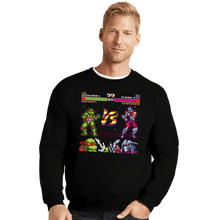Load image into Gallery viewer, Shirts Crewneck Sweater, Unisex / Small / Black Shredder Battle