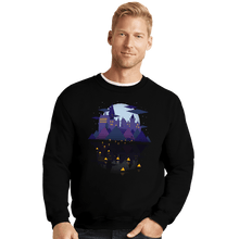 Load image into Gallery viewer, Daily_Deal_Shirts Crewneck Sweater, Unisex / Small / Black Wizard Castle
