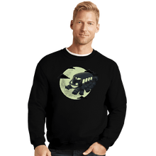Load image into Gallery viewer, Shirts Crewneck Sweater, Unisex / Small / Black Midnight Nekobus
