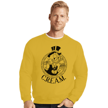 Load image into Gallery viewer, Secret_Shirts Crewneck Sweater, Unisex / Small / Gold Cream Yo