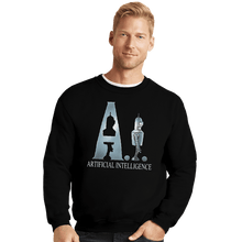 Load image into Gallery viewer, Daily_Deal_Shirts Crewneck Sweater, Unisex / Small / Black Artificial Intelligence