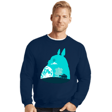 Load image into Gallery viewer, Shirts Crewneck Sweater, Unisex / Small / Navy Silhouettes