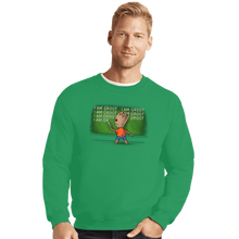 Load image into Gallery viewer, Shirts Crewneck Sweater, Unisex / Small / Irish Green Groot's Detention