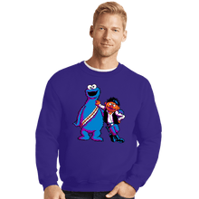 Load image into Gallery viewer, Daily_Deal_Shirts Crewneck Sweater, Unisex / Small / Violet Scruffy Looking Smugglers