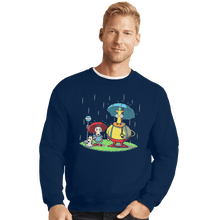 Load image into Gallery viewer, Shirts Crewneck Sweater, Unisex / Small / Navy My Friend Hef
